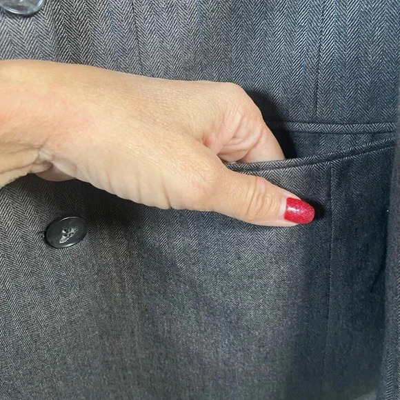 Vintage Pierre Cardin Mens Jacket Blazer Size XL Brown 100% Wool Union Made USA - Picture 6 of 11